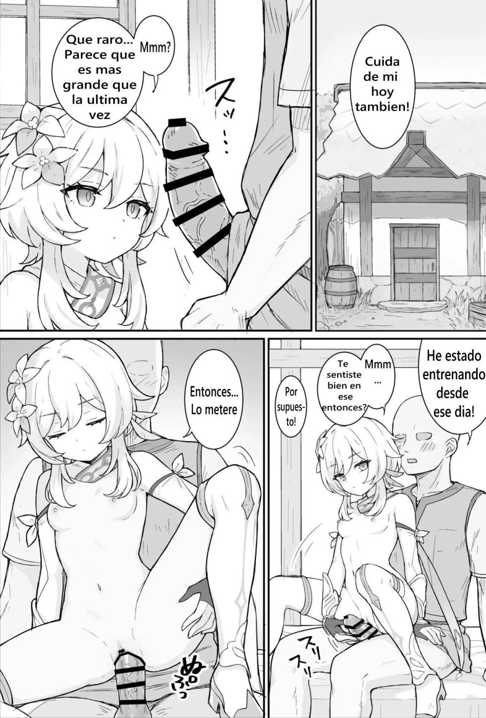 [Momosawa] Nuite Kureru Hotaru-chan + zenkai no tsuzuki (Genshin Impact) [Spanish] - Page 9