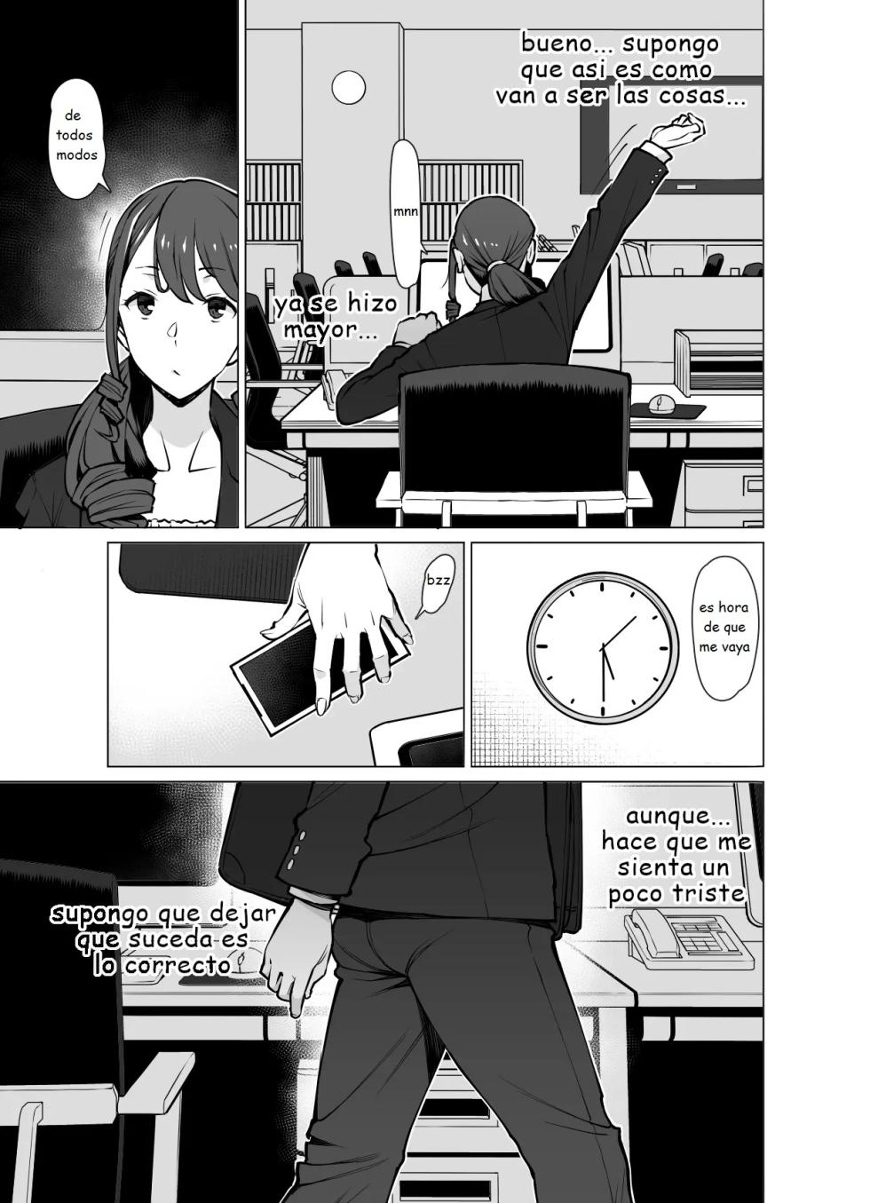 [Oojinushi (Ryuuta)] Yamazaki Makie (3●-sai), Musume no Kareshi to SeFri ni Naru [Spanish] - Page 8