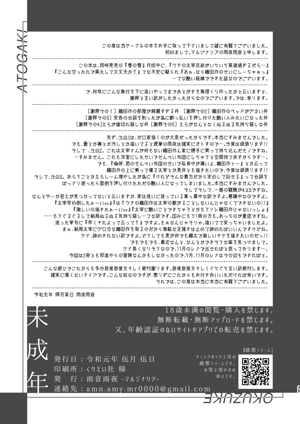 [Marginalia (Amaya Amane)] Miseinen (Bungou Stray Dogs) [Digital] - Page 35