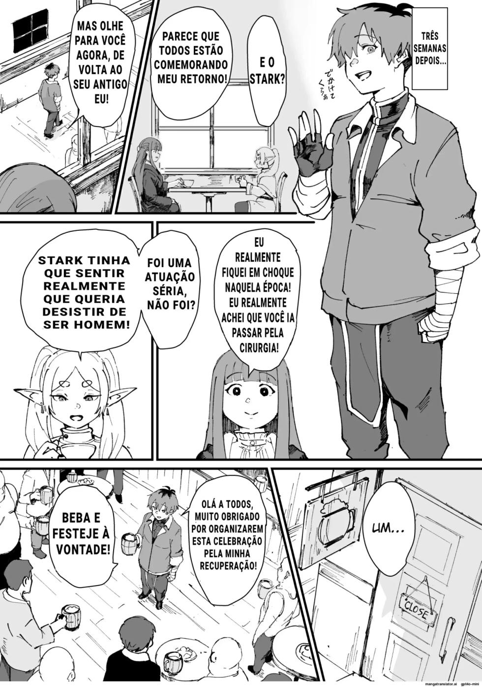 [Goma Brothers (Gomabura, Kirsi)] Tama-traak ~Otoko o Korosu Mahou~ (Sousou no Frieren, Tensei shitara Dainana Ouji Datta node, Kimama ni Majutsu o Kiwamemasu, Nige Jouzu no Wakagimi) [Portuguese-BR] [Digital] - Page 18