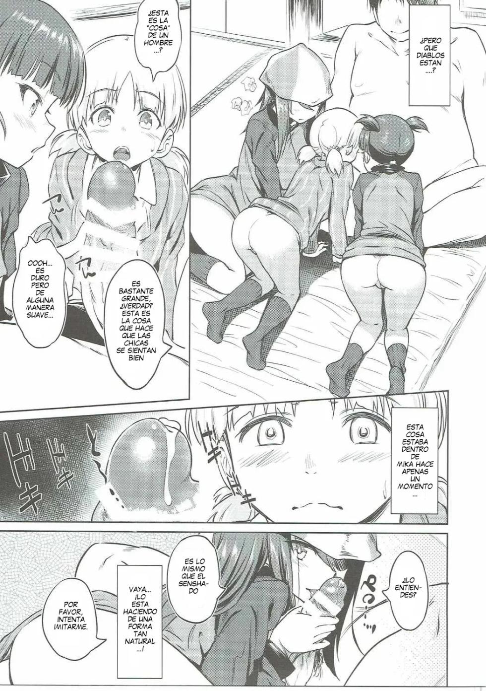 (C90) [AERODOG (inu)] Senshadou no Uramichi Keizoku Koukou (Girls und Panzer) [Spanish] [Erwin Pry] [Digital] - Page 11
