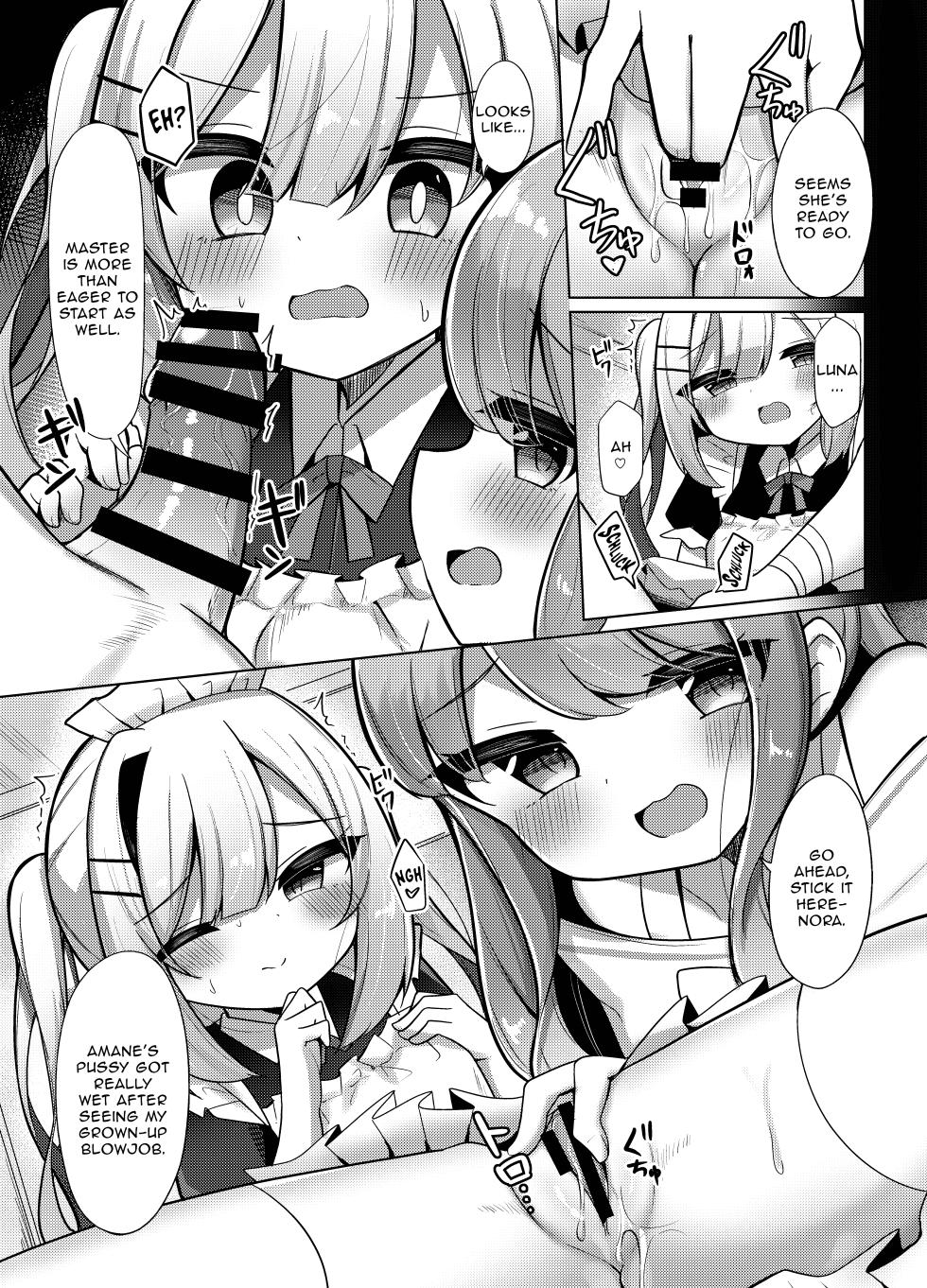 [Kanamiya (Kanami)] Tenshi to Hime no go Houshi - Angel and Princess' Service (Amane Kanata, Himemori Luna) [English] [Onii-chan Projects] [Digital] - Page 4