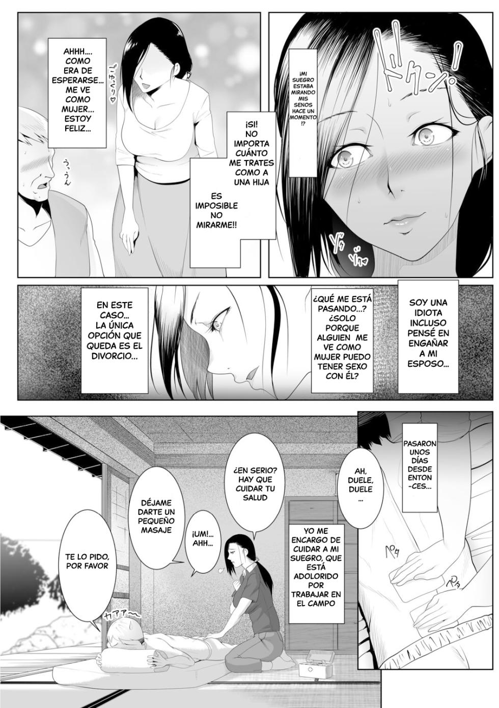 [big.g] Hitozumatachi no Rakuen Hino Sanae no Baai | Paraíso de las Mujeres Casadas ~El Caso de Sanae Hino~ (Hitozumatachi no Rakuen) [Spanish] [Pajerosxnx] - Page 4