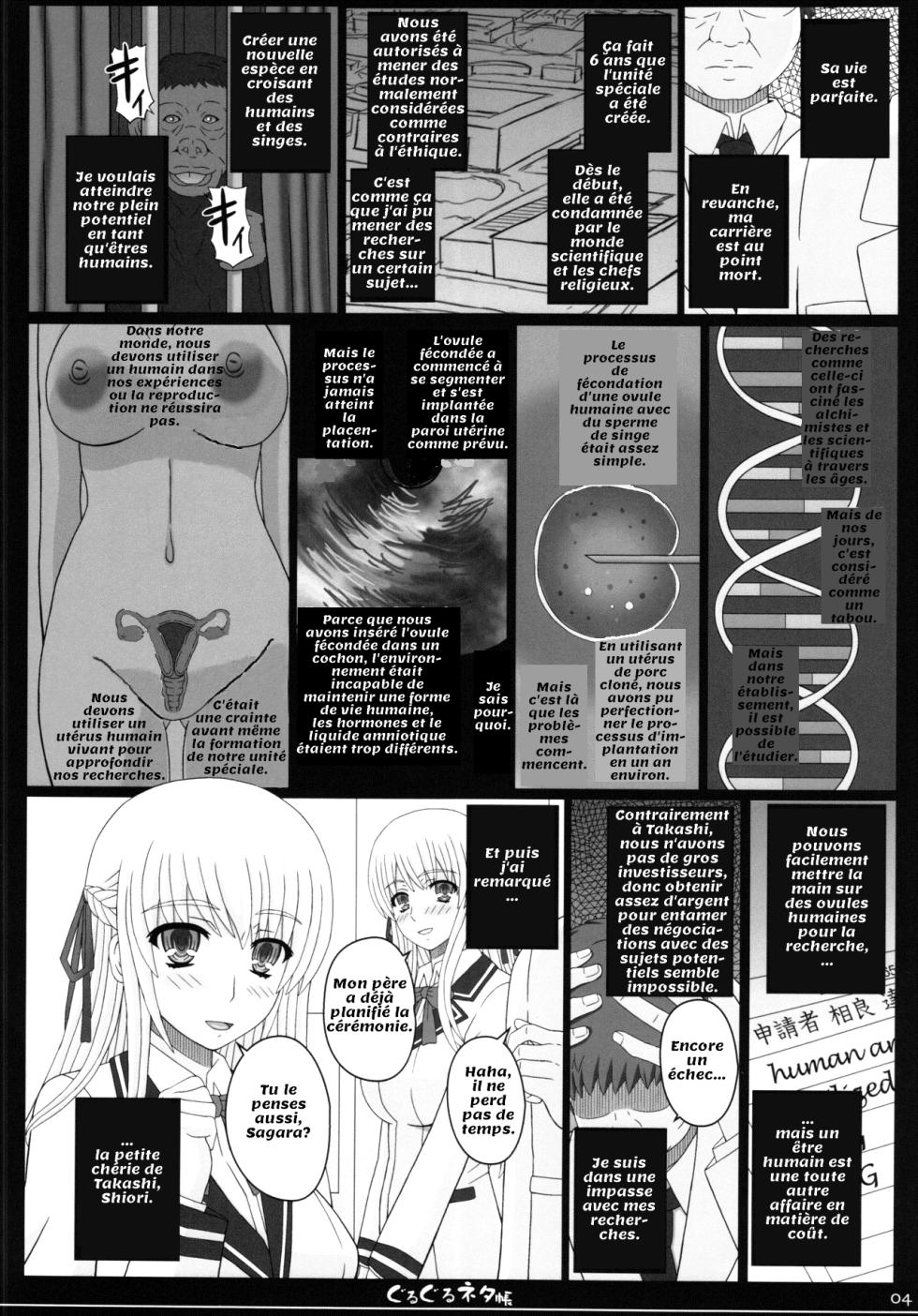 (C89) [Shiawase Kyouwakoku (Shiawase no Katachi)] Shiawase no Katachi no Guruguru Netachou 83R [French] - Page 4