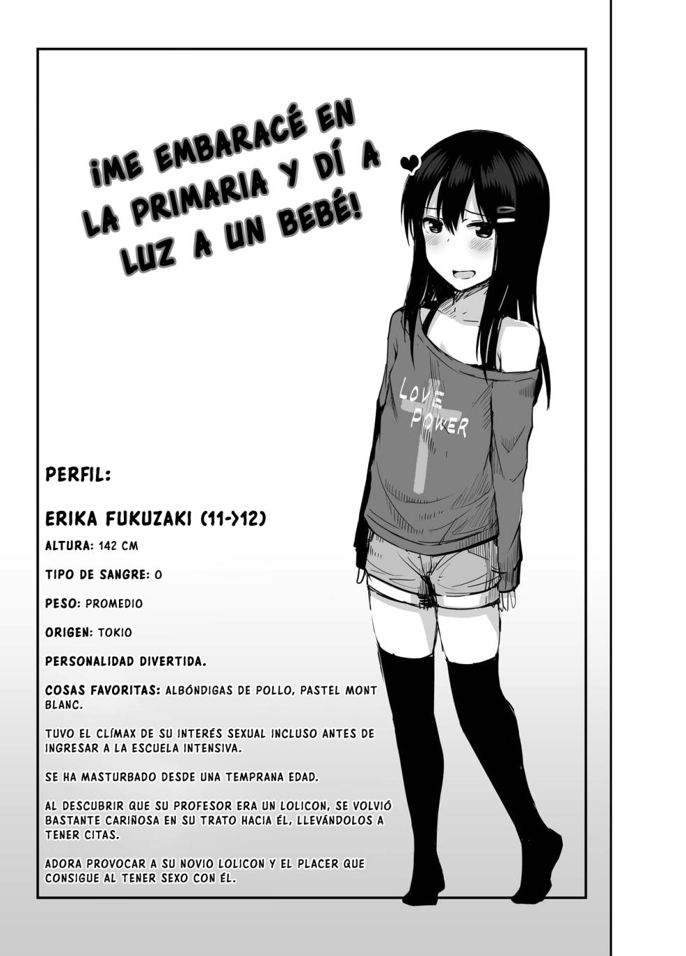 [Nna Timun (yurarin)] Shougakusei de Ninshin Shite Aka-chan Unjaimashita 1-3 | Me Embaracé en la Primaria y Di a Luz a un Bebé Cap. 1-3 [Spanish] [Shiro Translation + El Super Saiyan Pajero + EbisuTraslade] [Digital] - Page 3