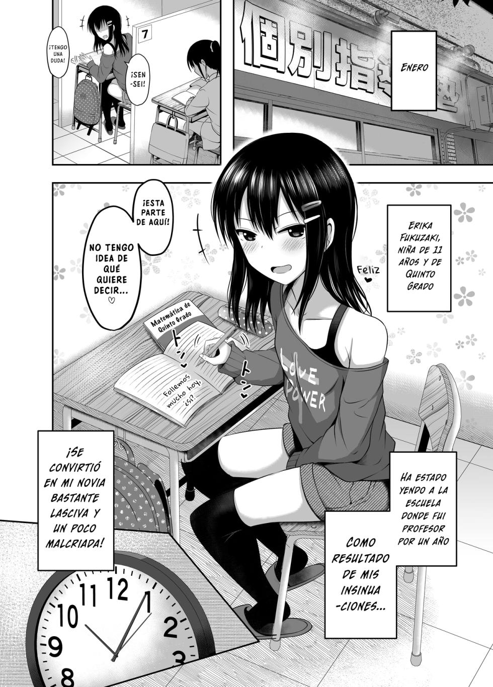 [Nna Timun (yurarin)] Shougakusei de Ninshin Shite Aka-chan Unjaimashita 1-3 | Me Embaracé en la Primaria y Di a Luz a un Bebé Cap. 1-3 [Spanish] [Shiro Translation + El Super Saiyan Pajero + EbisuTraslade] [Digital] - Page 4