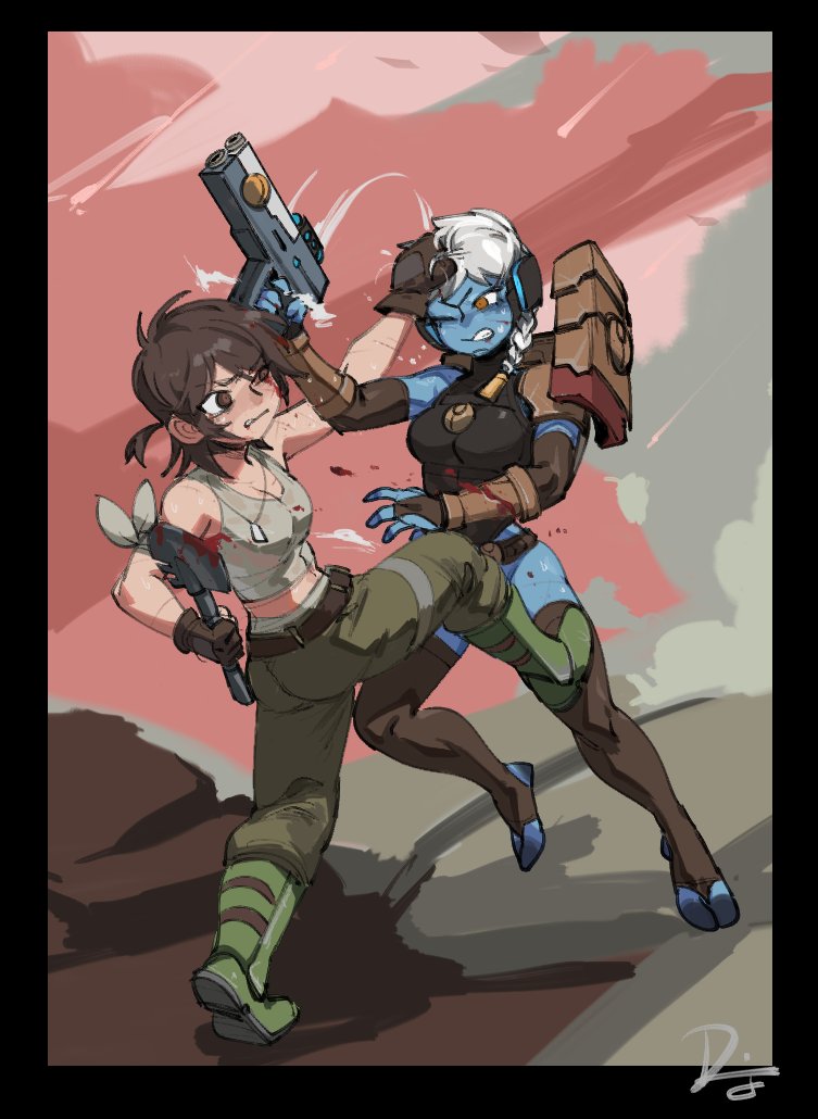 (Dif漫 | DifmanM) Fire Warrior X Catachan Jungle Fighter (Warhammer 40K) - Page 5