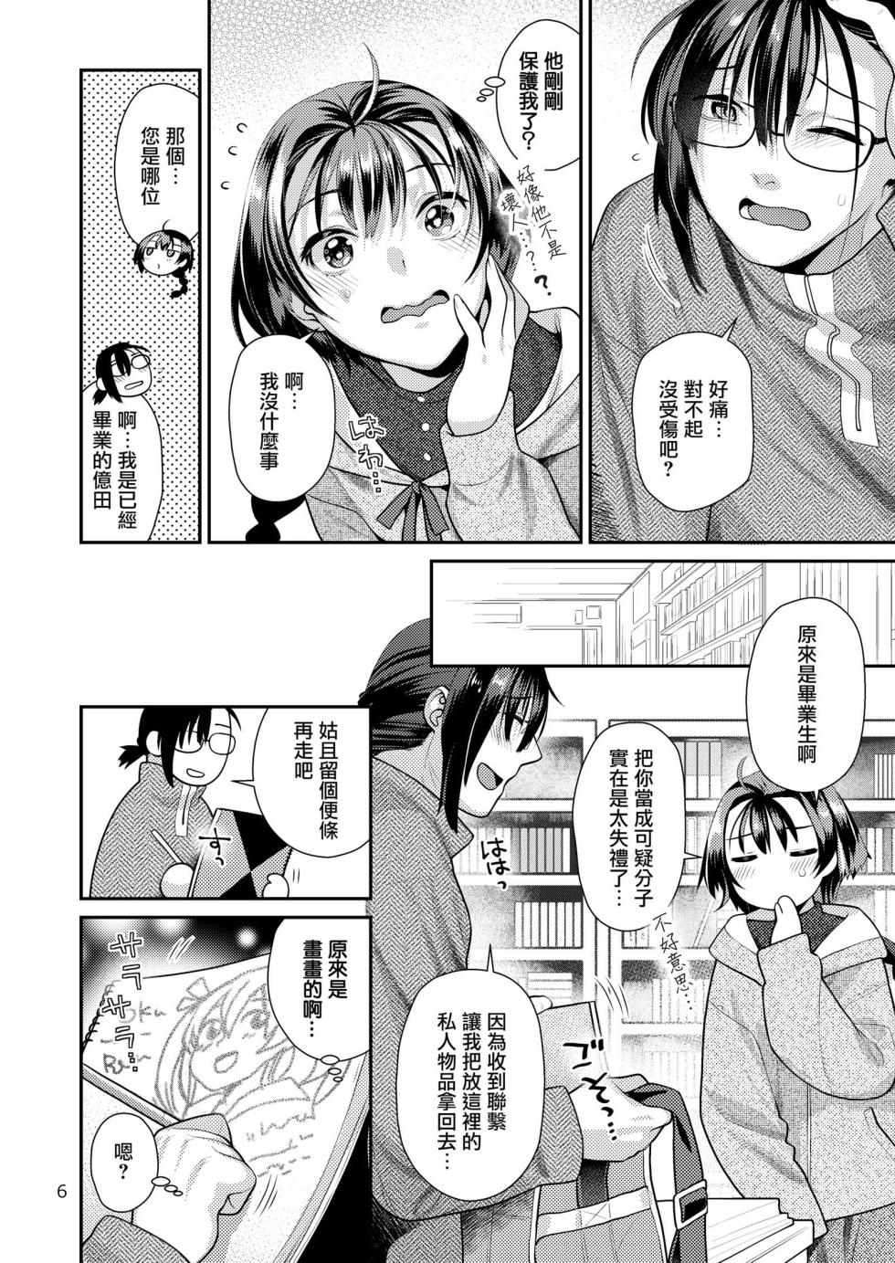 [Nekomataya (Nekomata Naomi)] Seiyoku Tsuyo Tsuyo Joshi to Okute Eromangaka-san [Chinese] [摆烂吃瓜汉化] [Digital] - Page 7