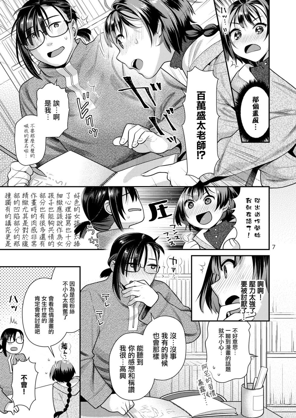 [Nekomataya (Nekomata Naomi)] Seiyoku Tsuyo Tsuyo Joshi to Okute Eromangaka-san [Chinese] [摆烂吃瓜汉化] [Digital] - Page 8