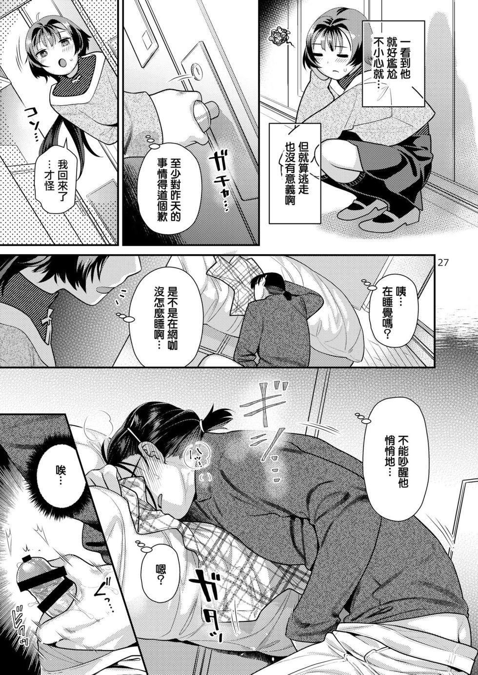 [Nekomataya (Nekomata Naomi)] Seiyoku Tsuyo Tsuyo Joshi to Okute Eromangaka-san [Chinese] [摆烂吃瓜汉化] [Digital] - Page 28
