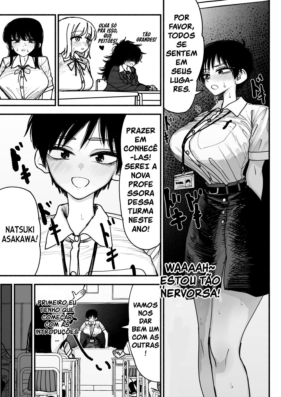 [Nagayama (Agagaga)] Futanari Joshikou no Onaho ~Itsudemo Sex Sasete Kureru Kiyowa de Yasashii Koushinchou Kyonyuu Sensei~ [Portuguese-BR] [Bocchi Tradução] - Page 5