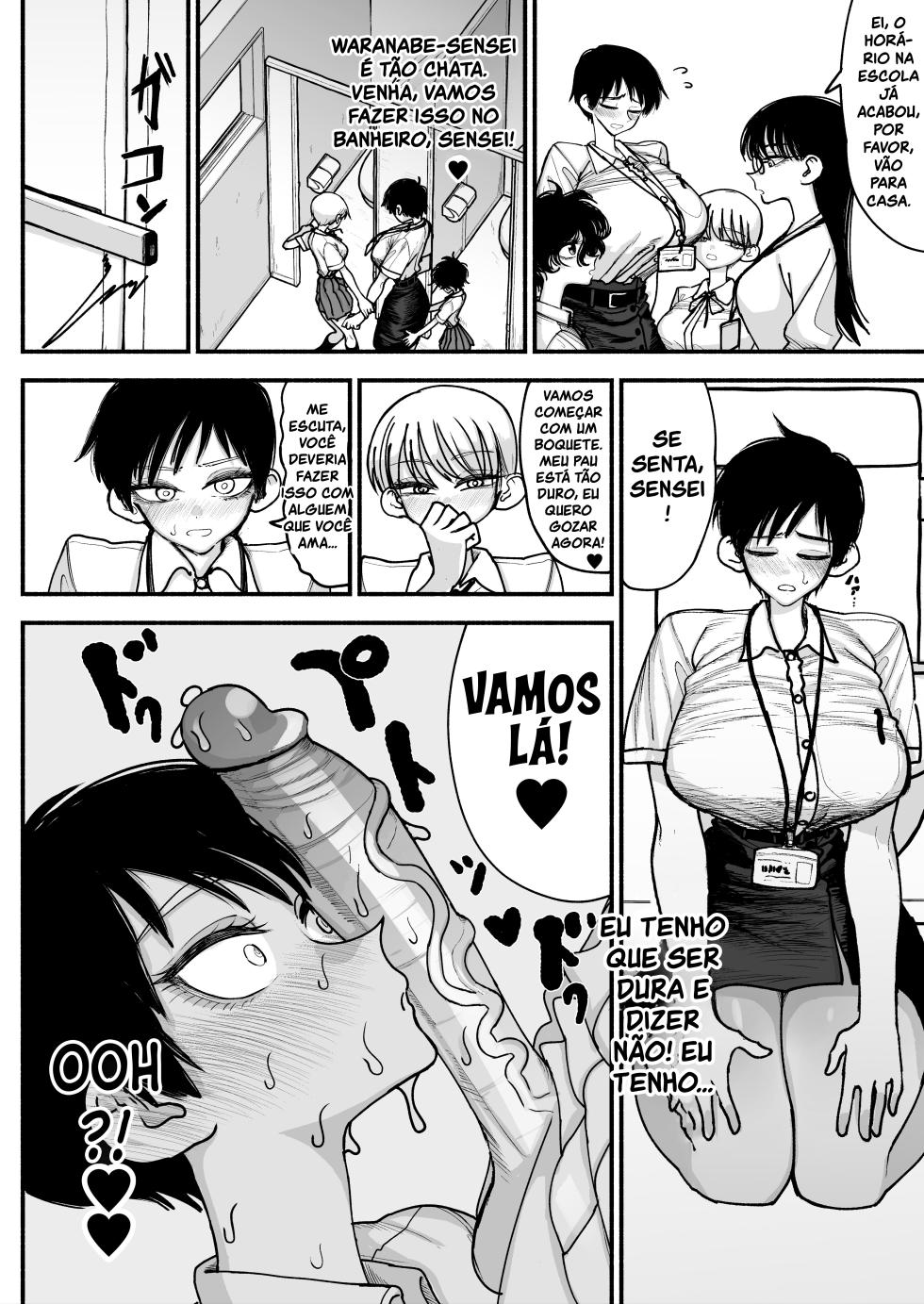 [Nagayama (Agagaga)] Futanari Joshikou no Onaho ~Itsudemo Sex Sasete Kureru Kiyowa de Yasashii Koushinchou Kyonyuu Sensei~ [Portuguese-BR] [Bocchi Tradução] - Page 22
