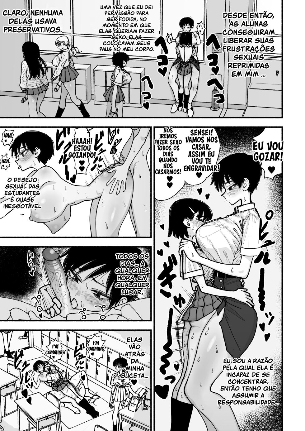 [Nagayama (Agagaga)] Futanari Joshikou no Onaho ~Itsudemo Sex Sasete Kureru Kiyowa de Yasashii Koushinchou Kyonyuu Sensei~ [Portuguese-BR] [Bocchi Tradução] - Page 35