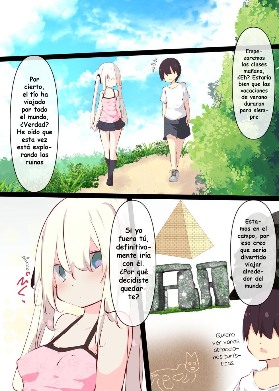 [Tabuchi-san Chi (Tabuchi)] Natsuyasumi ja Nai kara Muteikou na Itoko ni Chinko Ireru Hanashi | No Vacaciones De Verano ~Y Así Penetré A Mi Complaciente Prima~ [Spanish] [Hs enfermos] [Sin Censura] - Page 15