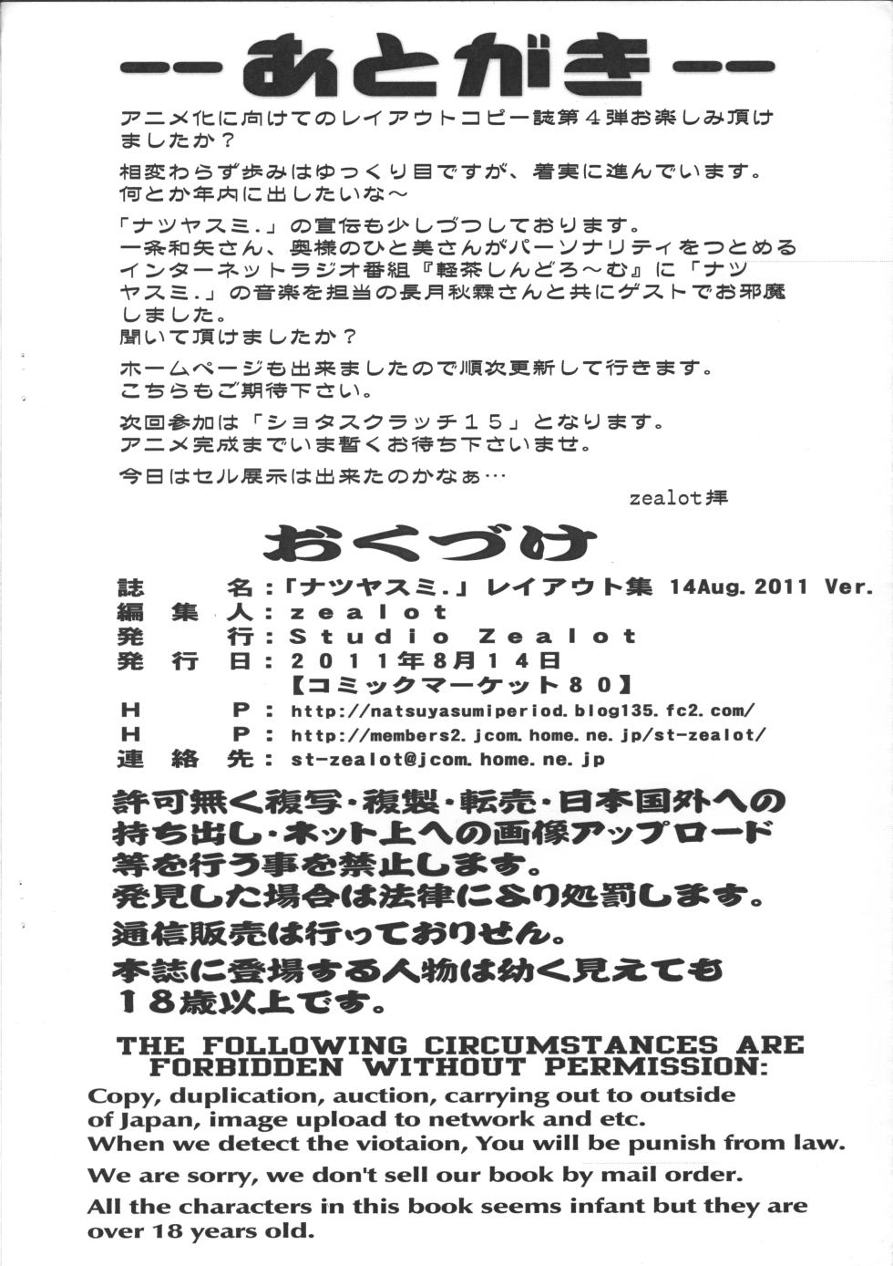 (C80) [Studio Zealot (Po-Ju)] Natsuyasumi Period Layout Shuu 14 Aug. 2011 Ver. (original) - Page 12