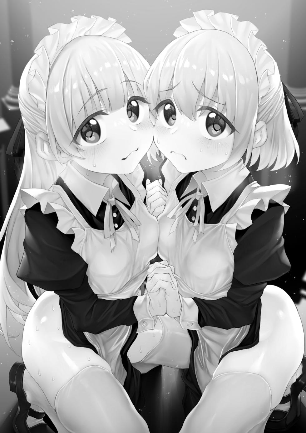 [Marked-Two (Suga Hideo)] Hatsukoi Maid - First Love Maid 3 ~Watashitachi no Hatsukoi no Goshujin-sama ni Choukyou Sarenai riyu ga nai~ [English] [Kapapsa] [Digital] - Page 3