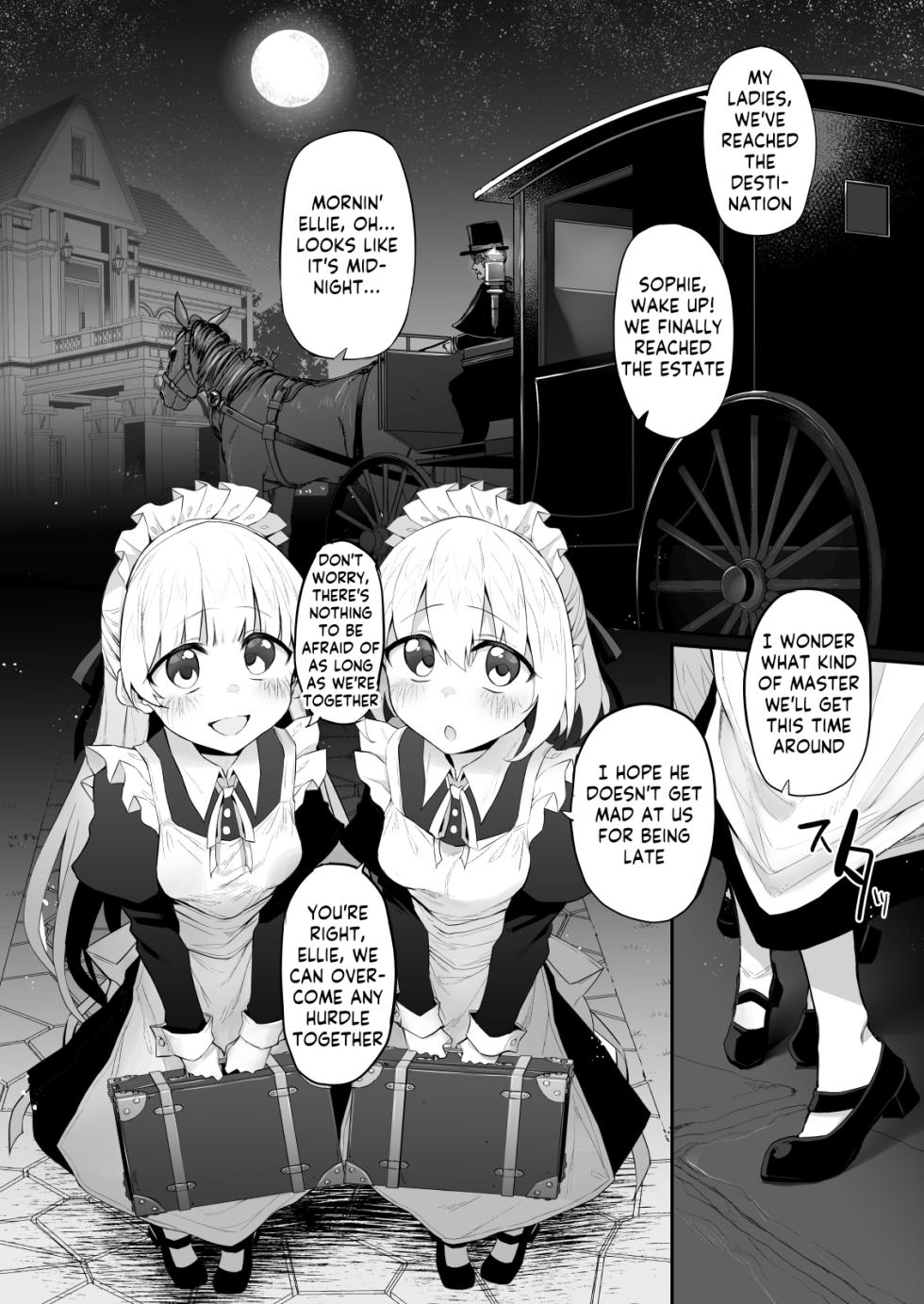 [Marked-Two (Suga Hideo)] Hatsukoi Maid - First Love Maid 3 ~Watashitachi no Hatsukoi no Goshujin-sama ni Choukyou Sarenai riyu ga nai~ [English] [Kapapsa] [Digital] - Page 4