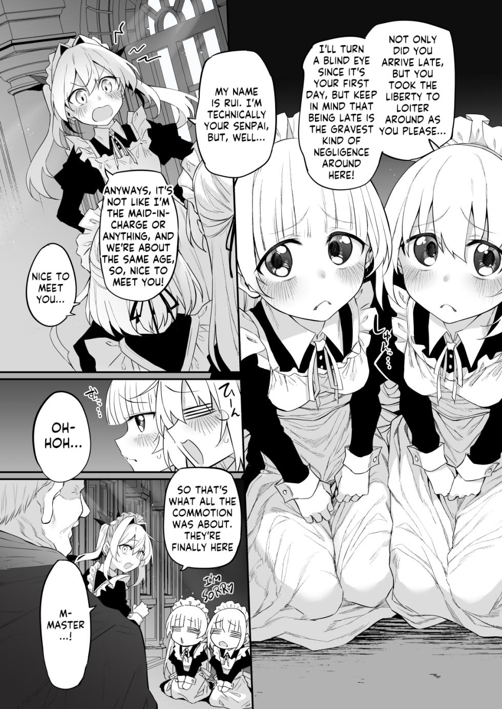[Marked-Two (Suga Hideo)] Hatsukoi Maid - First Love Maid 3 ~Watashitachi no Hatsukoi no Goshujin-sama ni Choukyou Sarenai riyu ga nai~ [English] [Kapapsa] [Digital] - Page 6