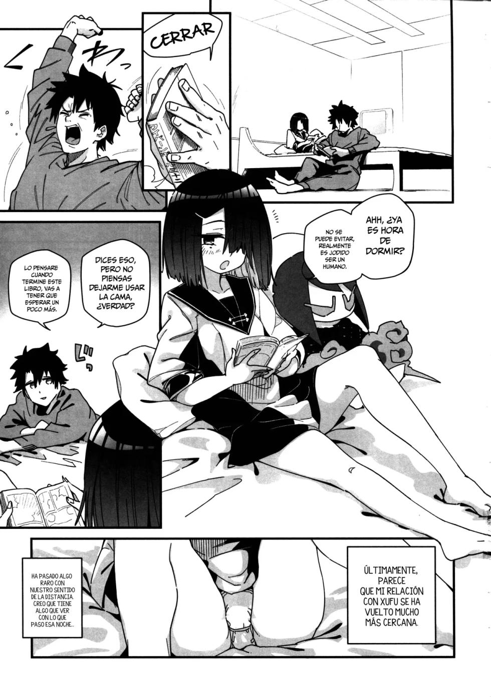 (C102) [Sarpaccio (Waira)] Xufu-chan nanka de Sotsugyou Shitaku Naiyai! | ¡No Quiero Graduarme con Xu-fu-chan! (Fate/Grand Order) [Spanish] [Muslos No Hentais] - Page 3