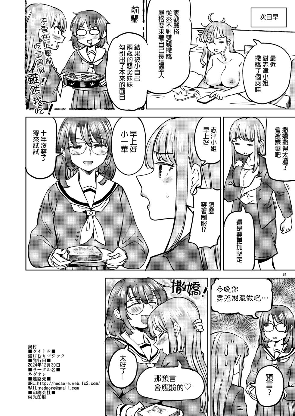 [Nedaore (Ayane)] Yukemuri Magic | 浴池氤氳的魔法 [Chinese] [沒有漢化] [Digital] - Page 28