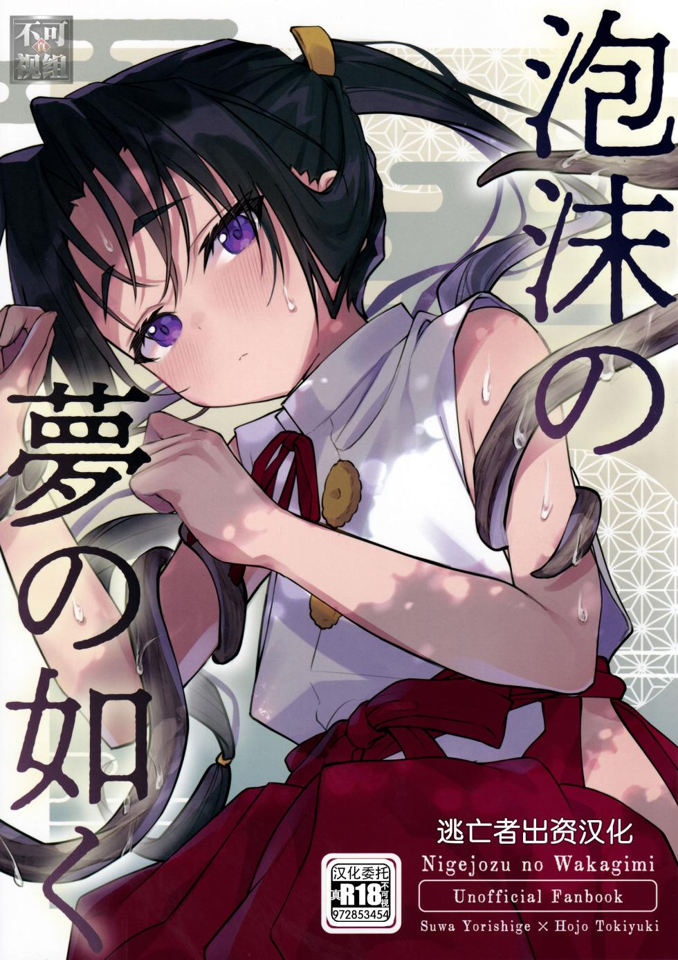 (C105) [Rock Salt (Ganen)] Utakata no Yume no Gotoku (Nige Jouzu no Wakagimi) [Chinese] [逃亡者×真不可视汉化组] - Page 1