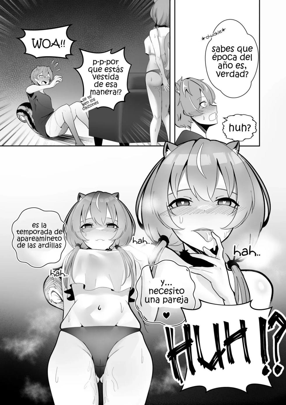 [Raikko9] SQUIRREL(s) IN HEAT!! (Ayunda Risu) [Spanish] [Fans de Hololive] - Page 5
