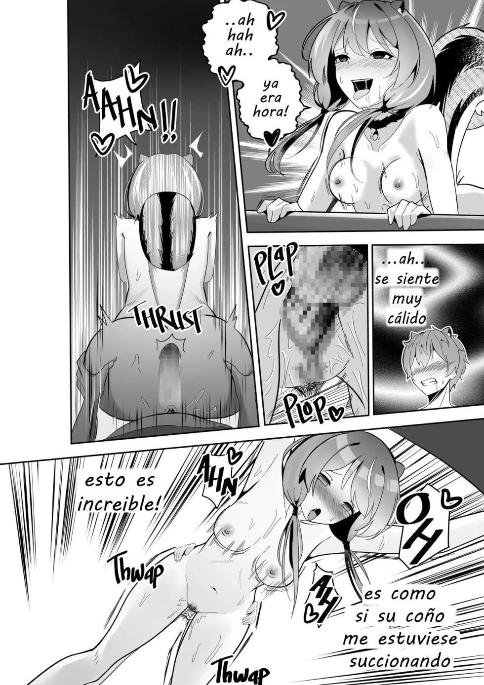 [Raikko9] SQUIRREL(s) IN HEAT!! (Ayunda Risu) [Spanish] [Fans de Hololive] - Page 12
