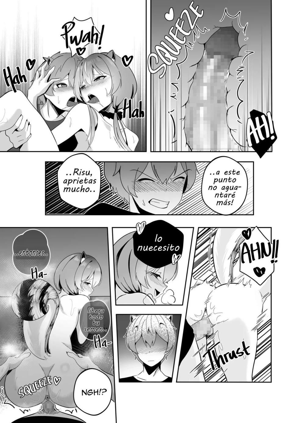 [Raikko9] SQUIRREL(s) IN HEAT!! (Ayunda Risu) [Spanish] [Fans de Hololive] - Page 15
