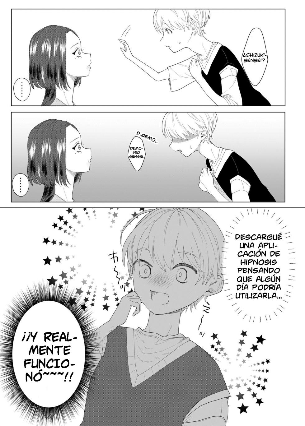 [ASK, (Serakichi.)] Entrenando a una Horrible Profesora usando una Aplicación de Hipnosis hasta Convertirla en una Esclava - Page 9