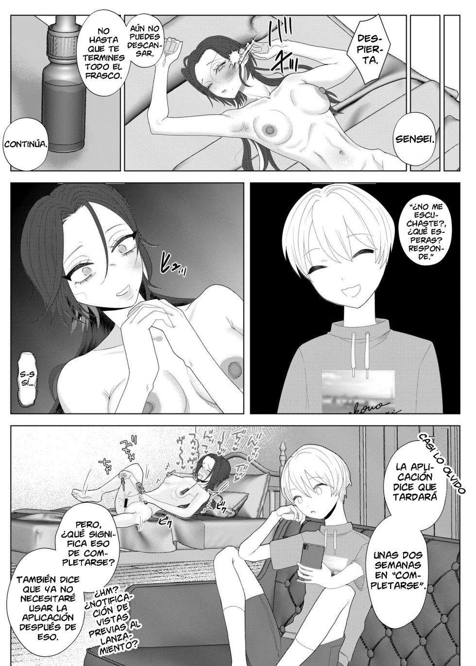 [ASK, (Serakichi.)] Entrenando a una Horrible Profesora usando una Aplicación de Hipnosis hasta Convertirla en una Esclava - Page 39