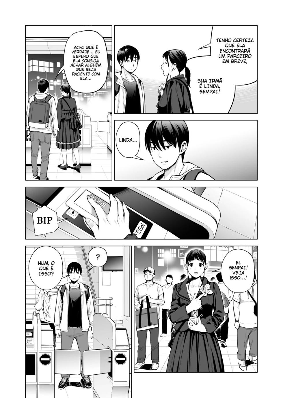 [HGT Labo] Nureane 2 ~ Kyonyuu no Ane to Iyarashii Koto o Shita Ato no Hanashi. [Portuguese-BR] [Vashzumi; Bakai.org] - Page 14
