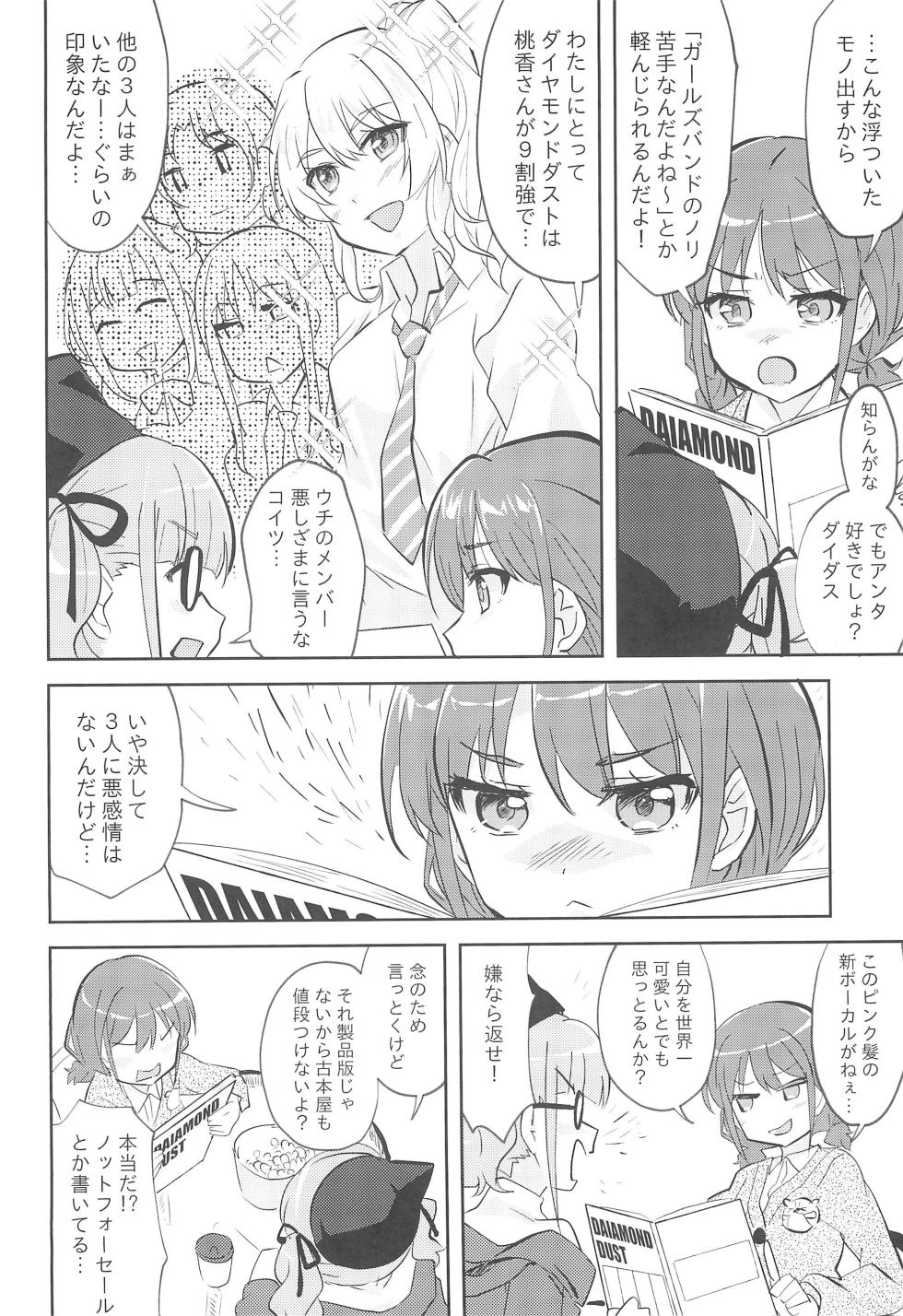(C105) [Tougall Kai (Kairakuen Umeka)] Itadaki Nina Cry (Girls Band Cry) - Page 14