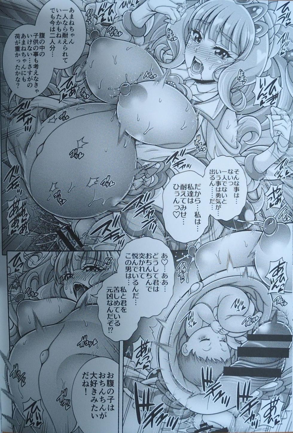 (C101) [K2 Tomo no Kai (Mizuki)] Gashi x Ku x Hara x Bara - FINALE THE HARABARA (Delicious Party PreCure) - Page 17
