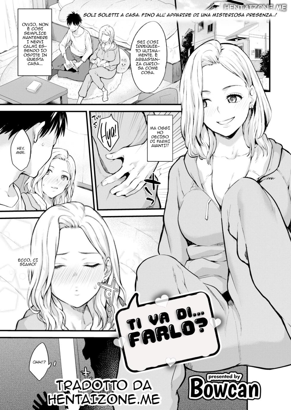 [Bowcan] Shiyokka! - Shall we SEX? | Ti va di farlo? (COMIC Kairakuten 2020-05) [Italian] [Hentai Zone] [Decensored] [Digital] - Page 1