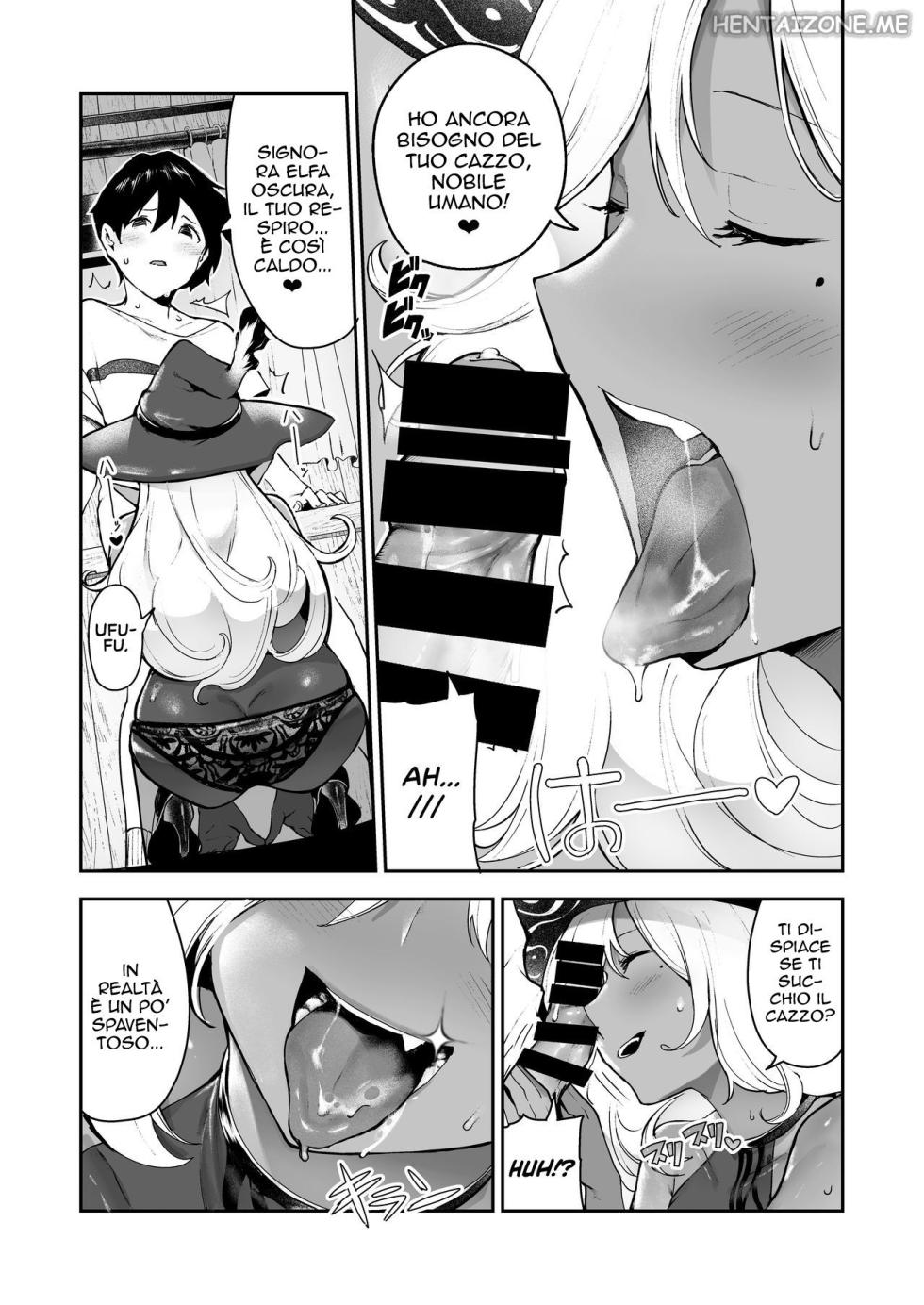 [Itsutsuse E (Itsutsuse)] Dark Elf no Ninkatsu Schale | Elfa oscura incinta [Italian] [Hentai Zone] [Digital] - Page 8