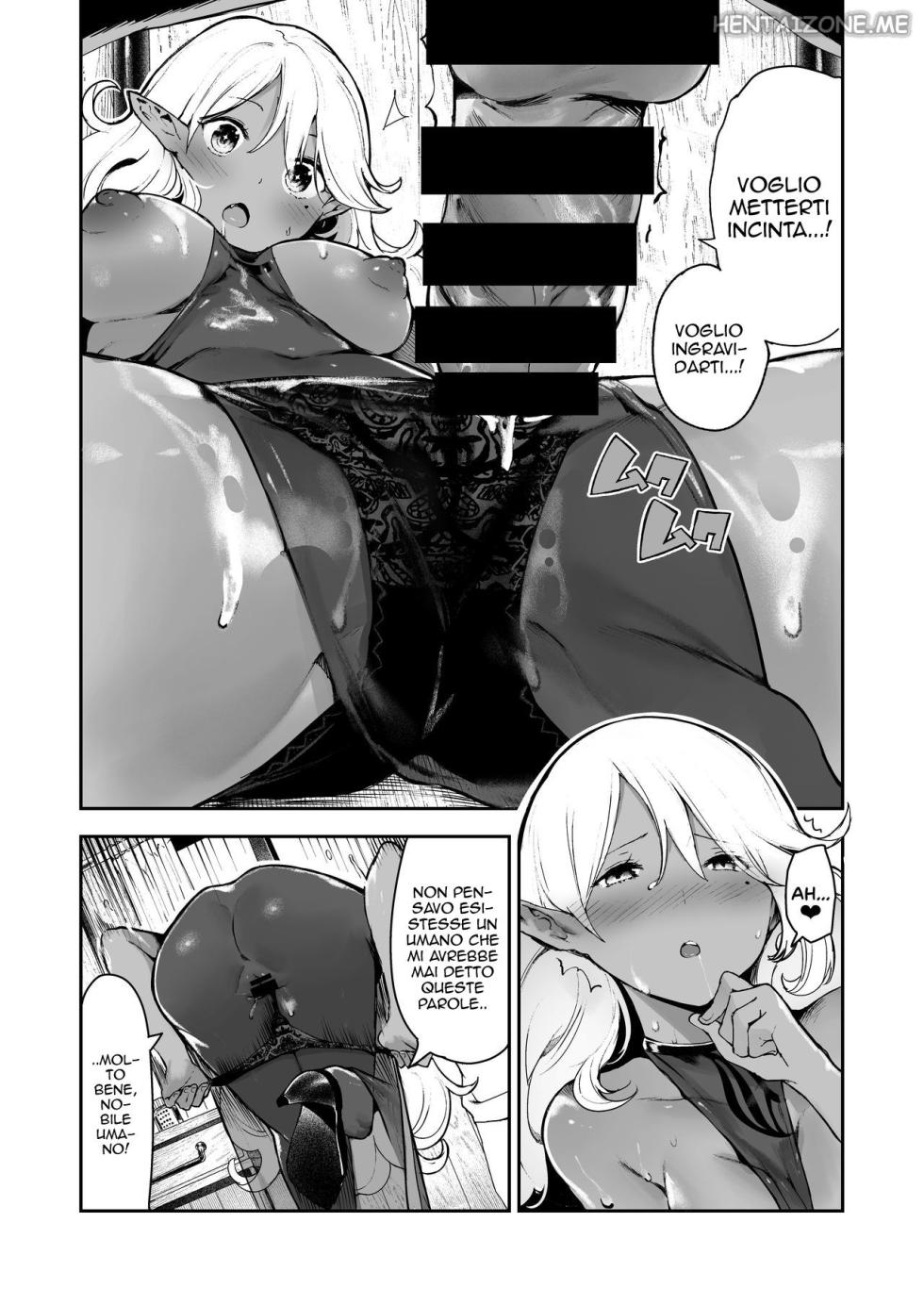 [Itsutsuse E (Itsutsuse)] Dark Elf no Ninkatsu Schale | Elfa oscura incinta [Italian] [Hentai Zone] [Digital] - Page 15