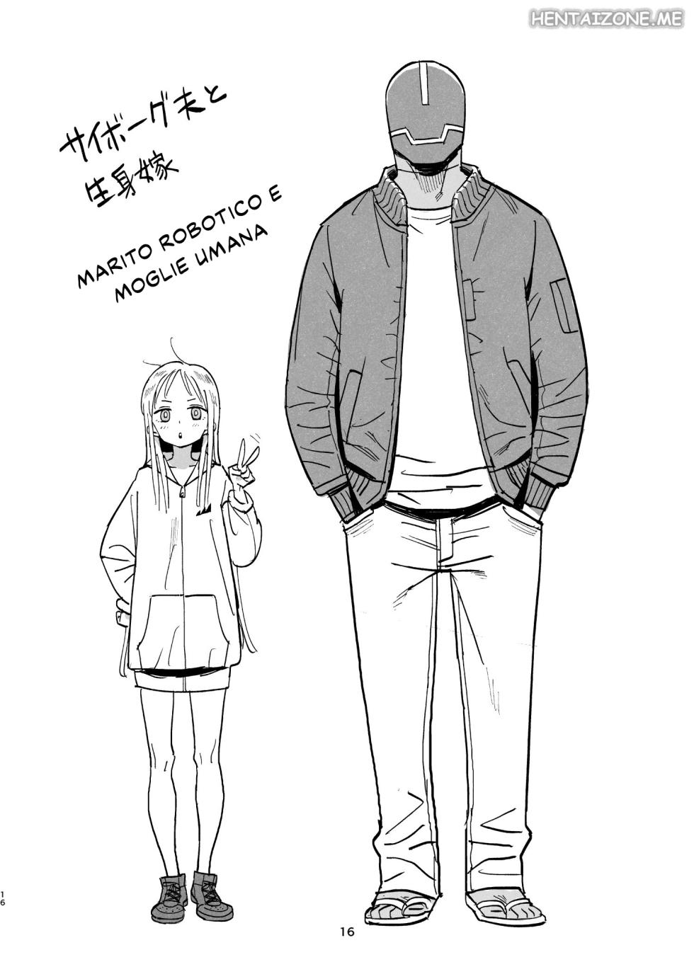 [VOLVOX (Kizaki)] Cyborg Otto to Namamiyome - Cyborg husband and Namamiyome | Marito robot e moglie umana [Italian] [Hentai Zone] [Digital] - Page 14