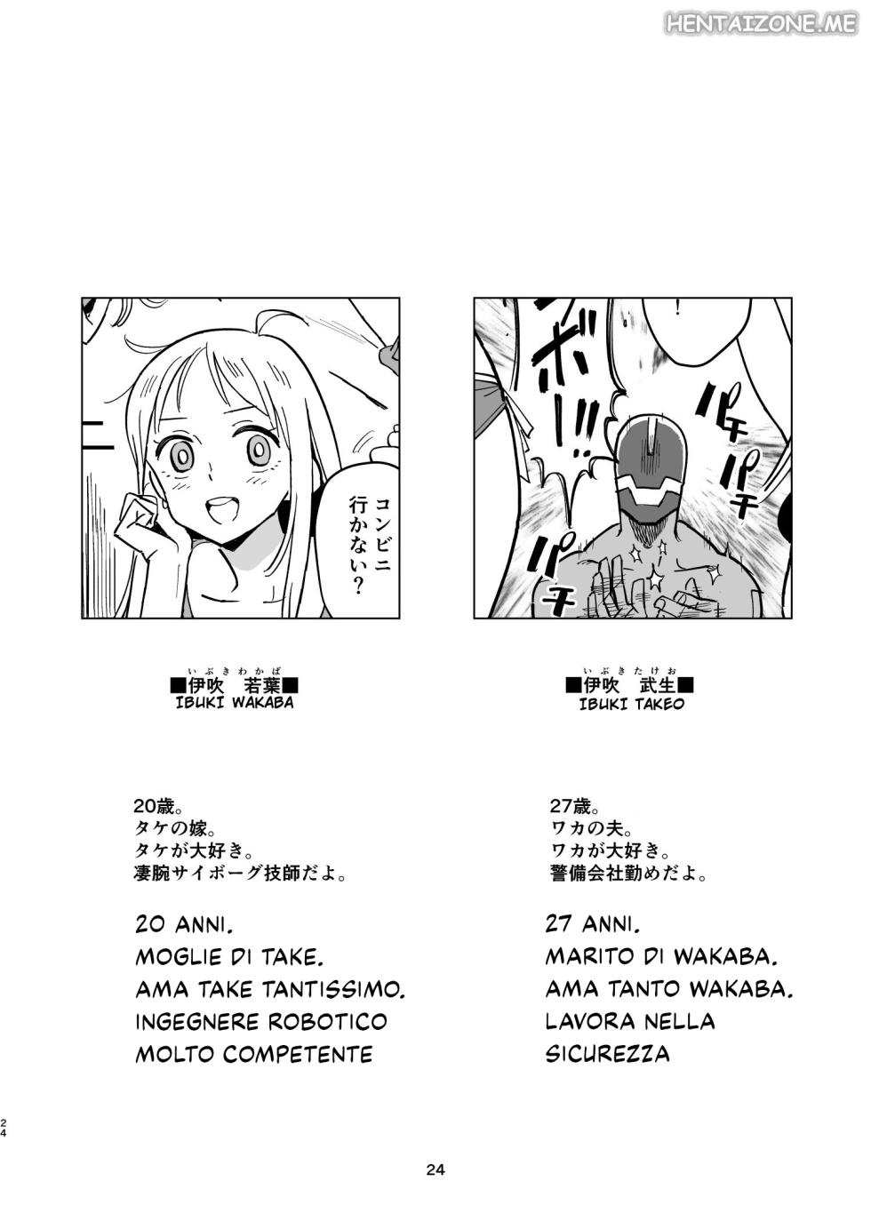 [VOLVOX (Kizaki)] Cyborg Otto to Namamiyome - Cyborg husband and Namamiyome | Marito robot e moglie umana [Italian] [Hentai Zone] [Digital] - Page 22