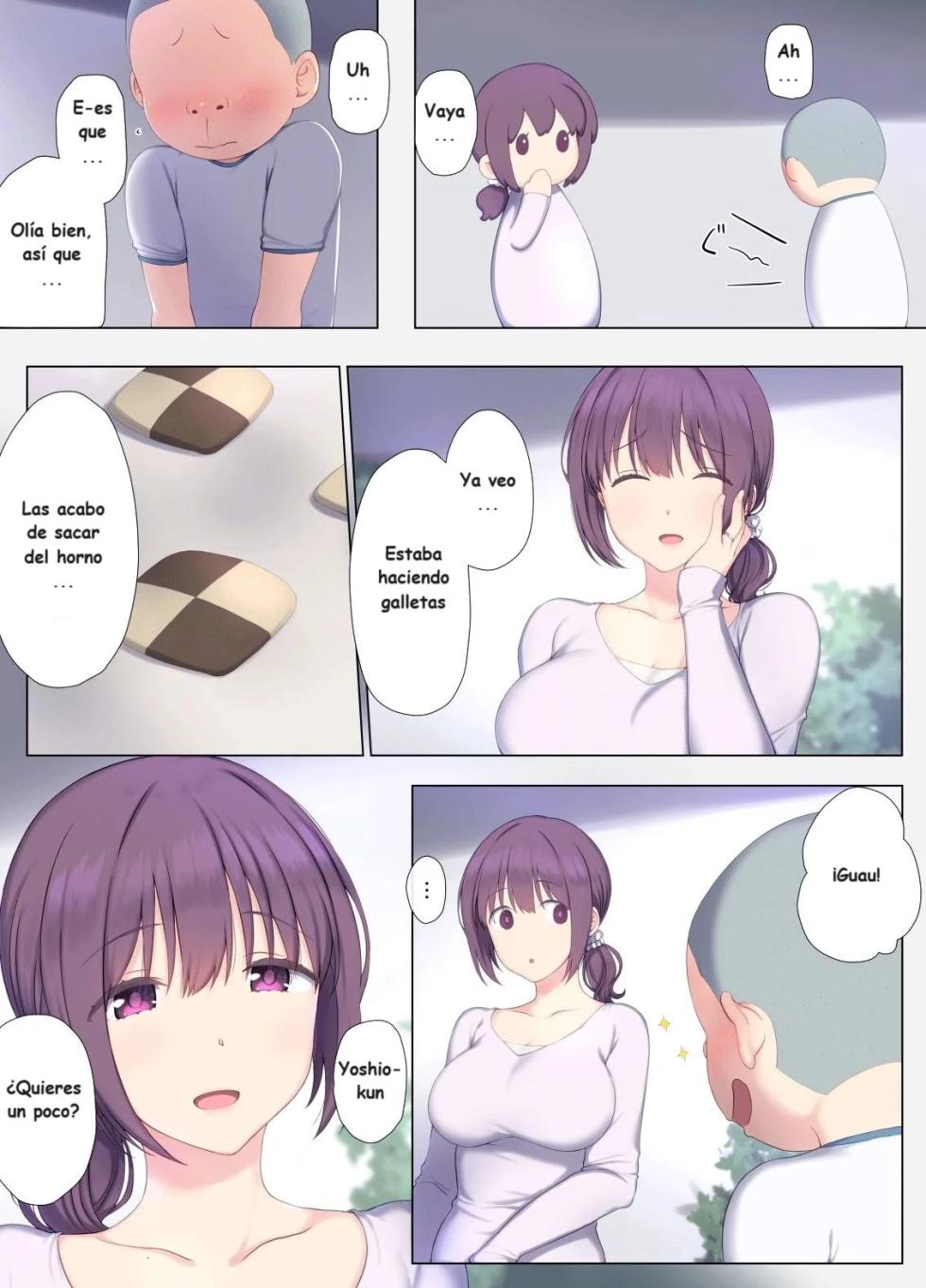 [K-Ten] Tomo Mama DeliHeal Appli de Akogare no Mama to Ippai H na Koto Shichao | Gracias a una APP de Salud a Domicilio, Pude Cogerme a la Mamá de mi Amigo hasta Hartarme [Spanish] [Villa.M.T.NoFansub] - Page 4