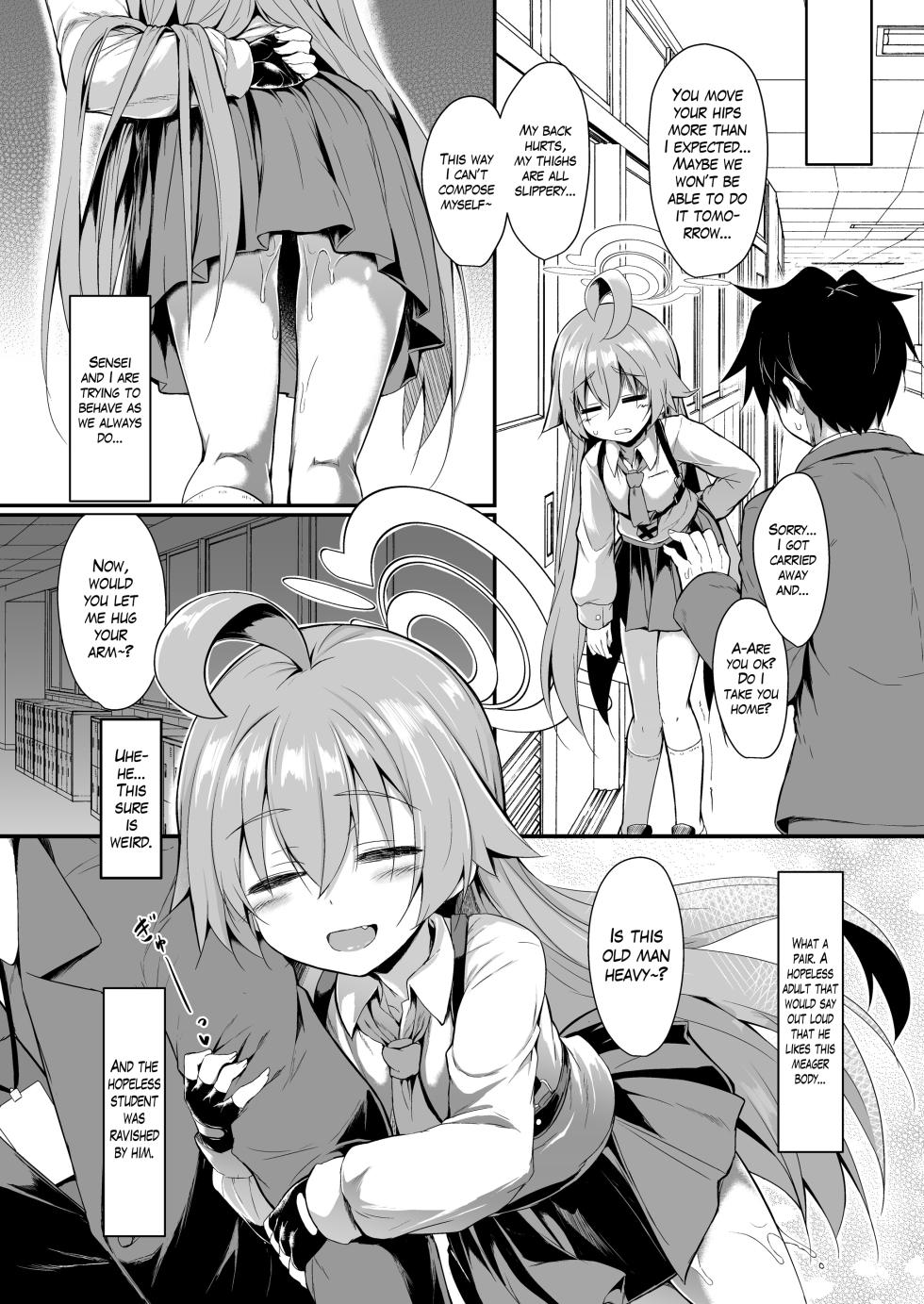 [ASTRONOMY (SeN)] Ojisan's Wet | This Old Man's Wet (Blue Archive) [English] [The Blavatsky Project] [Digital] - Page 20