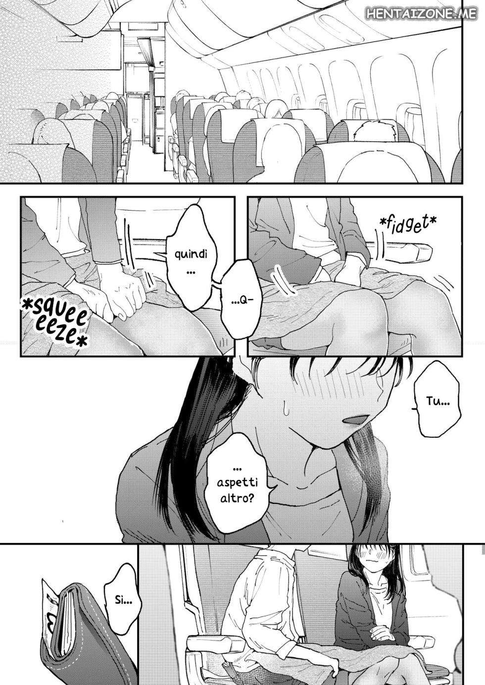 [Denbu Momo] Muramura OL-san wa Hikouki no Naka demo Seiyoku o Mitashitai | L'eccitata Ol-San anche in aereo vuole soddisfarela sua lussuria [Italian] [Digital] - Page 24