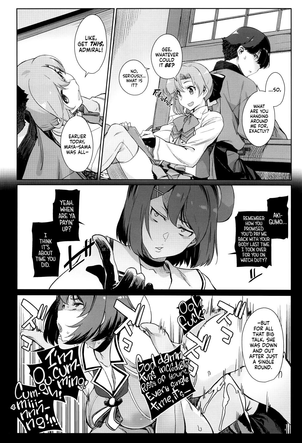 (C102) [Chotto Dake Aruyo. (Takemura Sesshu)] Kinaki Toyomu ー Calling Warble (Kantai Collection -KanColle-) [English] [head empty] - Page 4