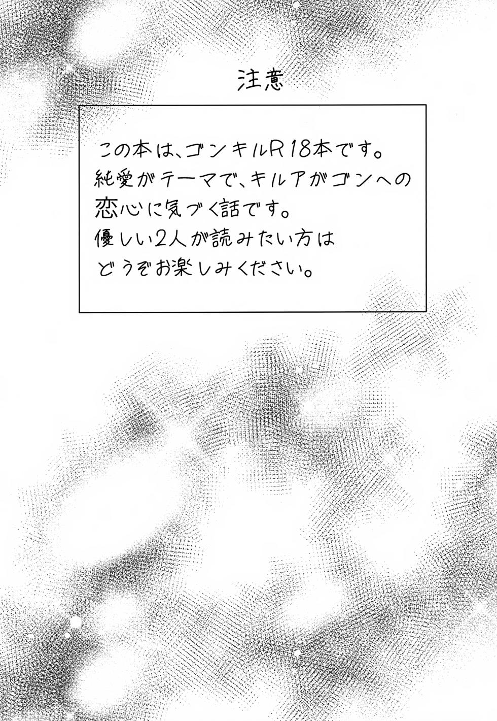 [Rakurui no Sonosakihe (Mu)] Kono Kimochi ni Namae o Tsukeyou. (Hunter x Hunter) - Page 3