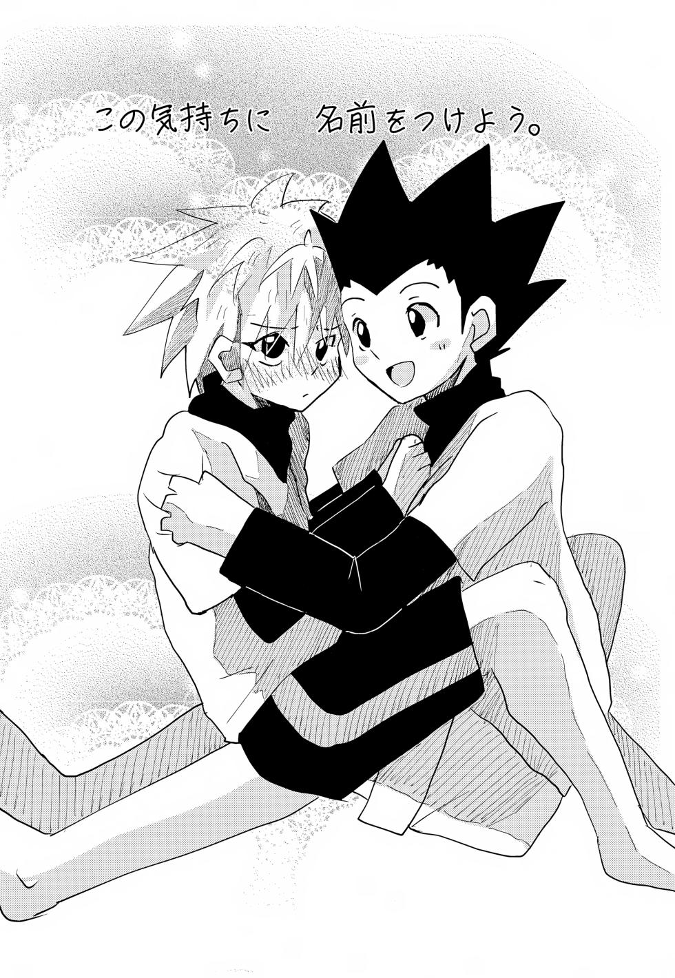 [Rakurui no Sonosakihe (Mu)] Kono Kimochi ni Namae o Tsukeyou. (Hunter x Hunter) - Page 4
