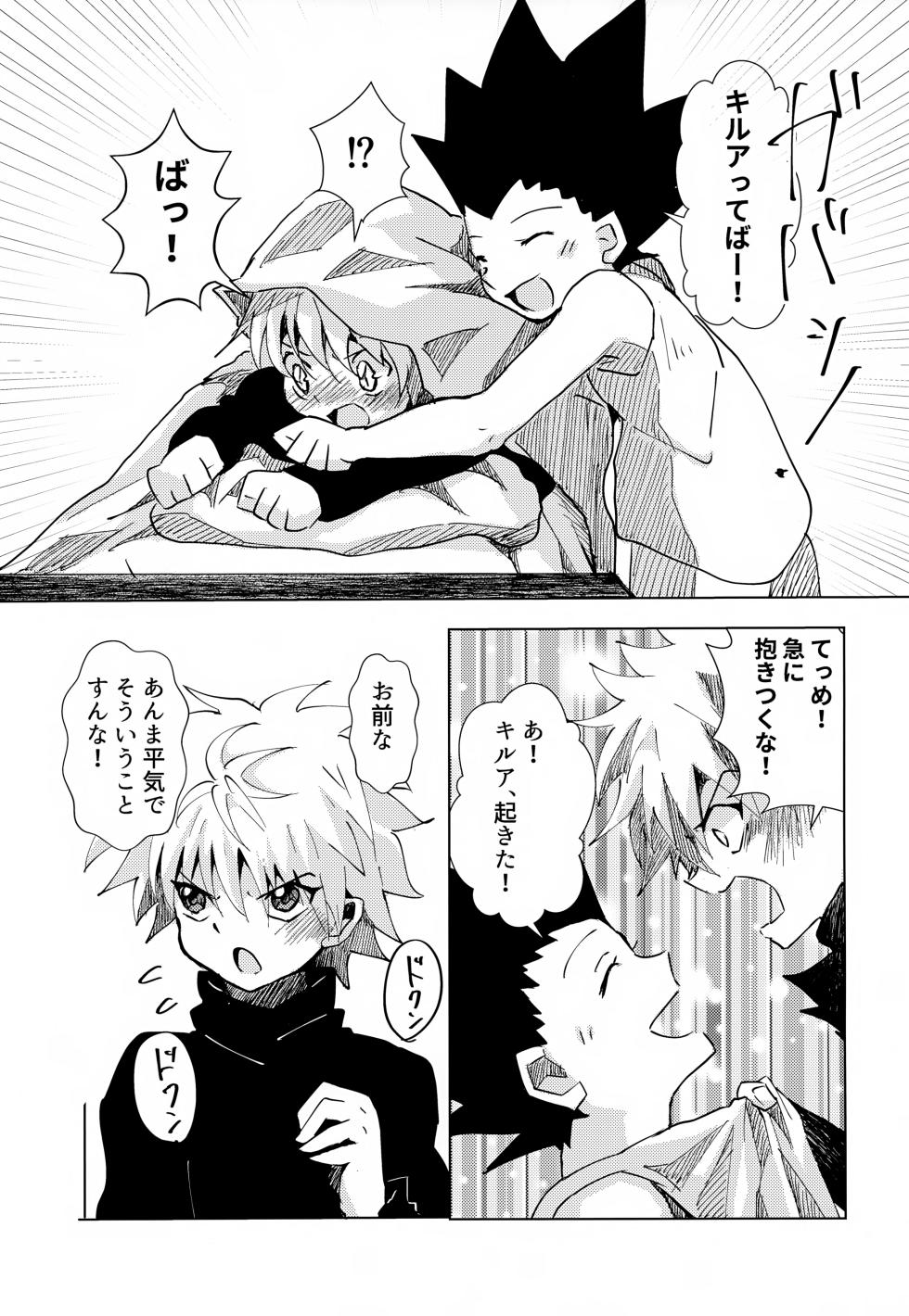 [Rakurui no Sonosakihe (Mu)] Kono Kimochi ni Namae o Tsukeyou. (Hunter x Hunter) - Page 11