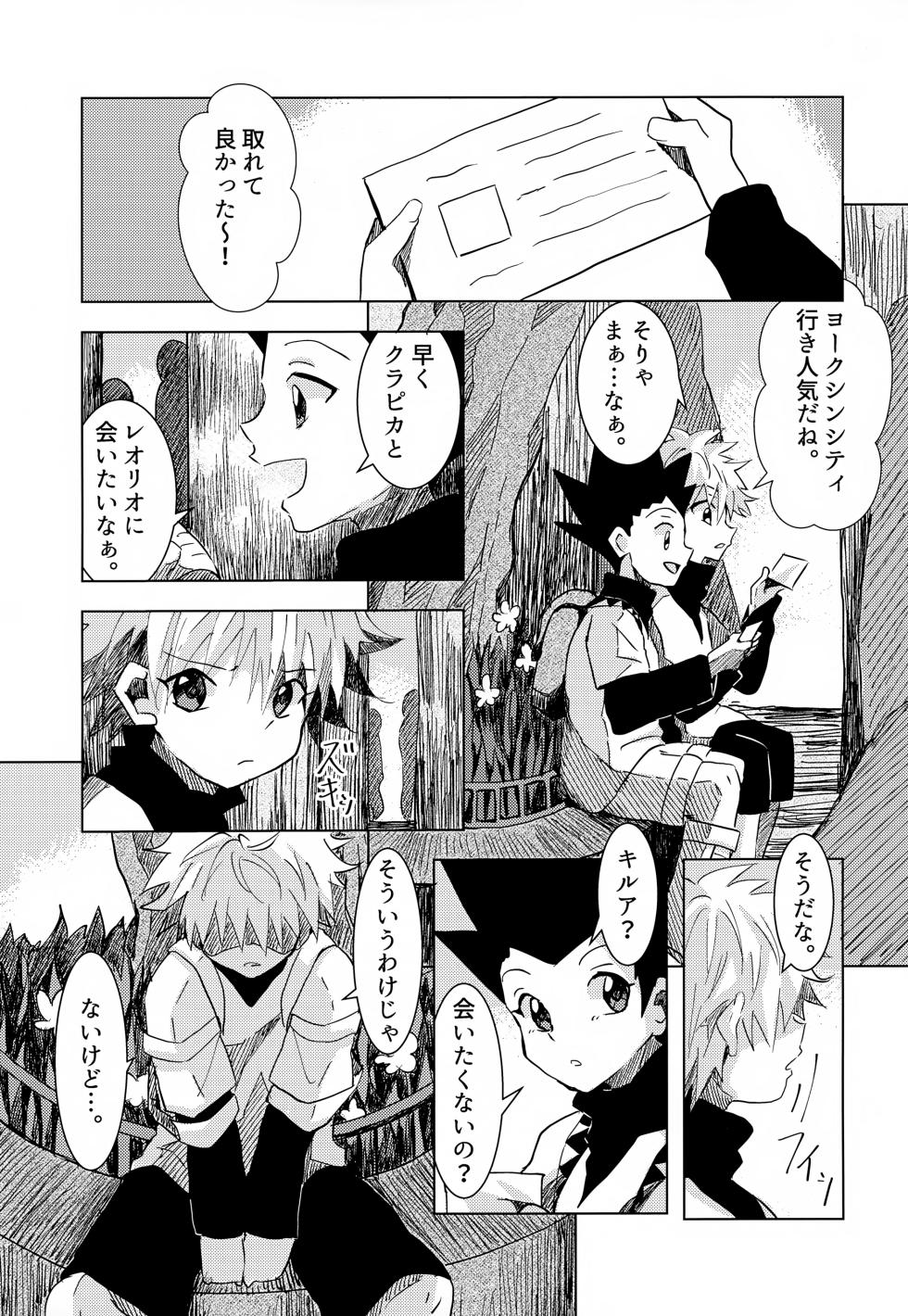 [Rakurui no Sonosakihe (Mu)] Kono Kimochi ni Namae o Tsukeyou. (Hunter x Hunter) - Page 17