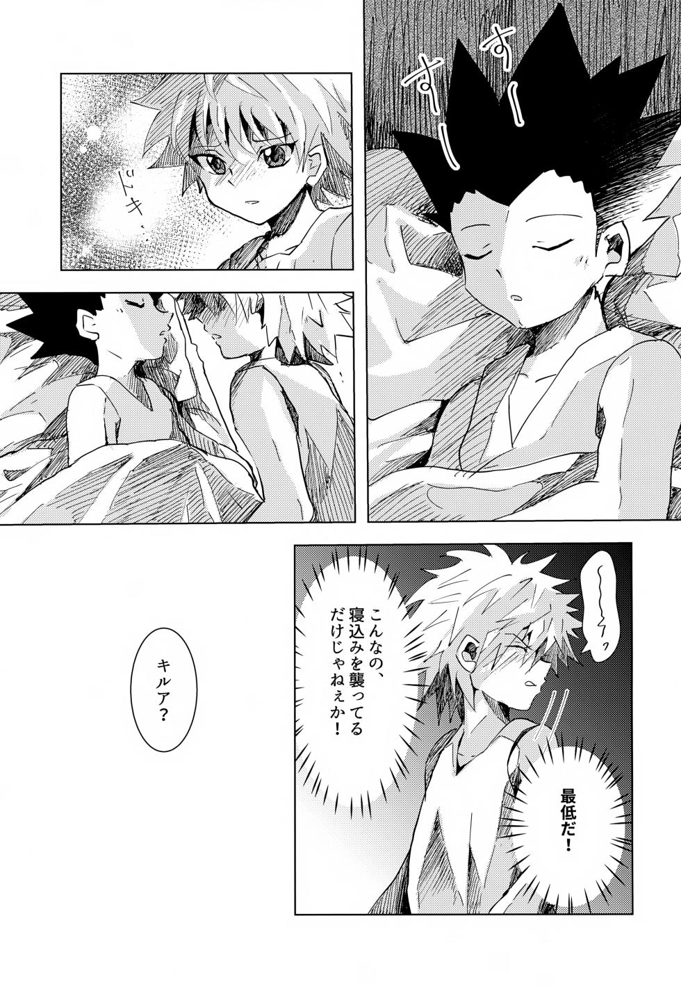 [Rakurui no Sonosakihe (Mu)] Kono Kimochi ni Namae o Tsukeyou. (Hunter x Hunter) - Page 31