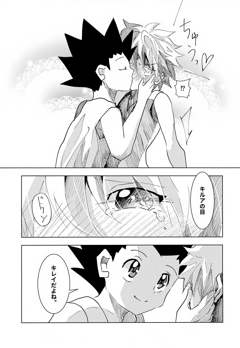 [Rakurui no Sonosakihe (Mu)] Kono Kimochi ni Namae o Tsukeyou. (Hunter x Hunter) - Page 33