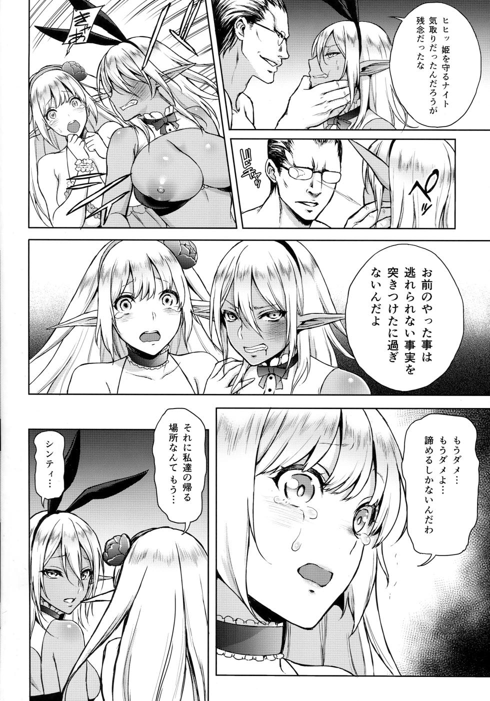 (C87) [H.B.A (うさぎなごむ)] エルフの姫は快楽に哭く - Page 19