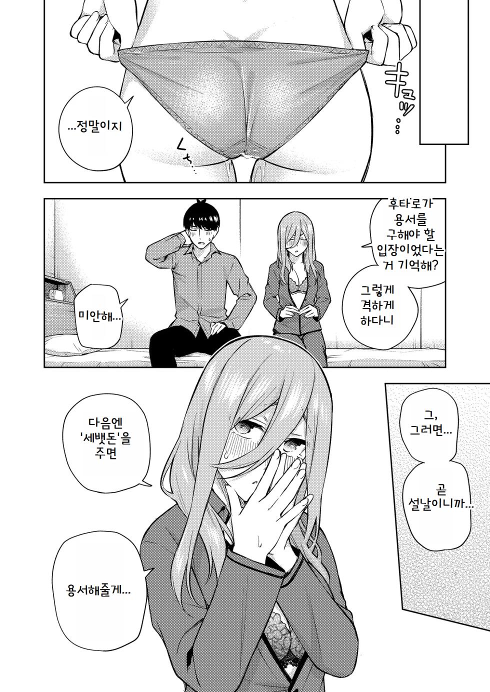[Kozuki Sousaku Dokoro (Kozuki)] Chri Bocchi Miku - Miku is alone at Christmas. (Gotoubun no Hanayome) [Korean] [Digital] - Page 27